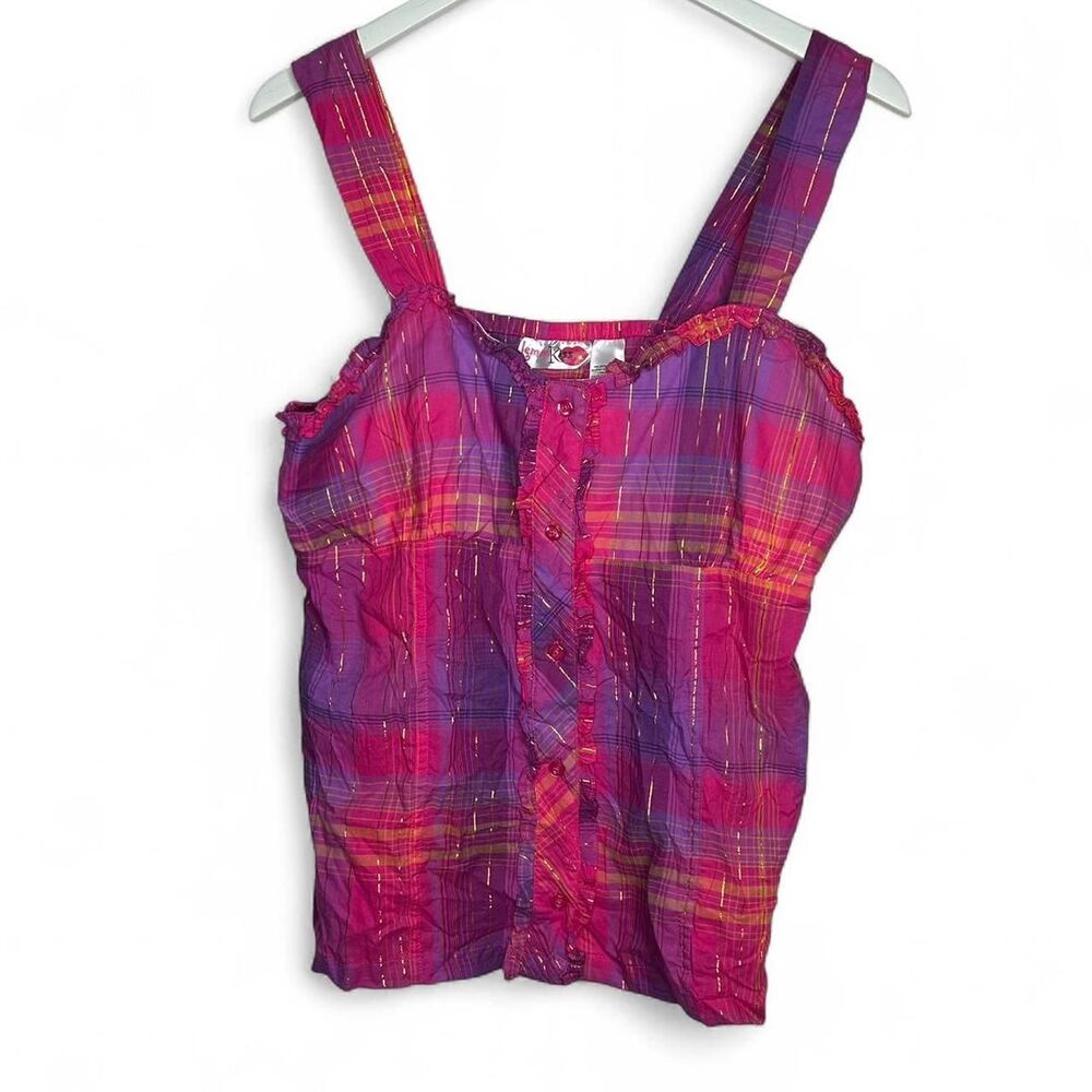 American-vintage Women's Pink and Purple Vest